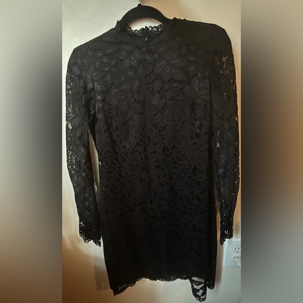 Elegant Black Lace Dress